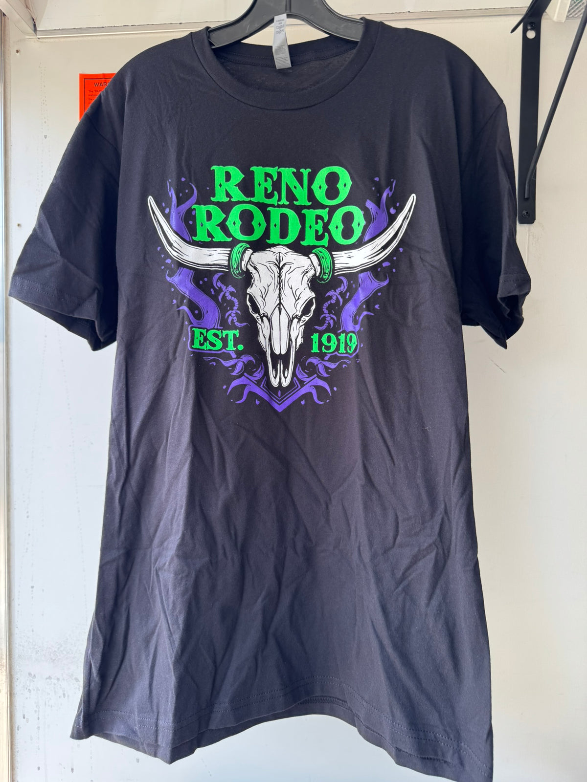 "EMO" Steer Skull Reno Rodeo T-Shirt