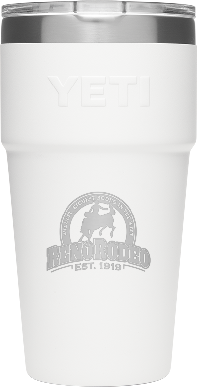 Yeti 16 oz White Rambler Stackable Mug