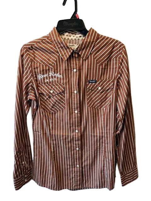 Wrangler Womens L/S Rust 112371900
