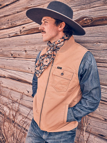 Wrangler Brown Rancher Vest