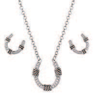 Roped Horseshoe Necklace