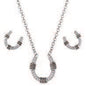 Roped Horseshoe Necklace