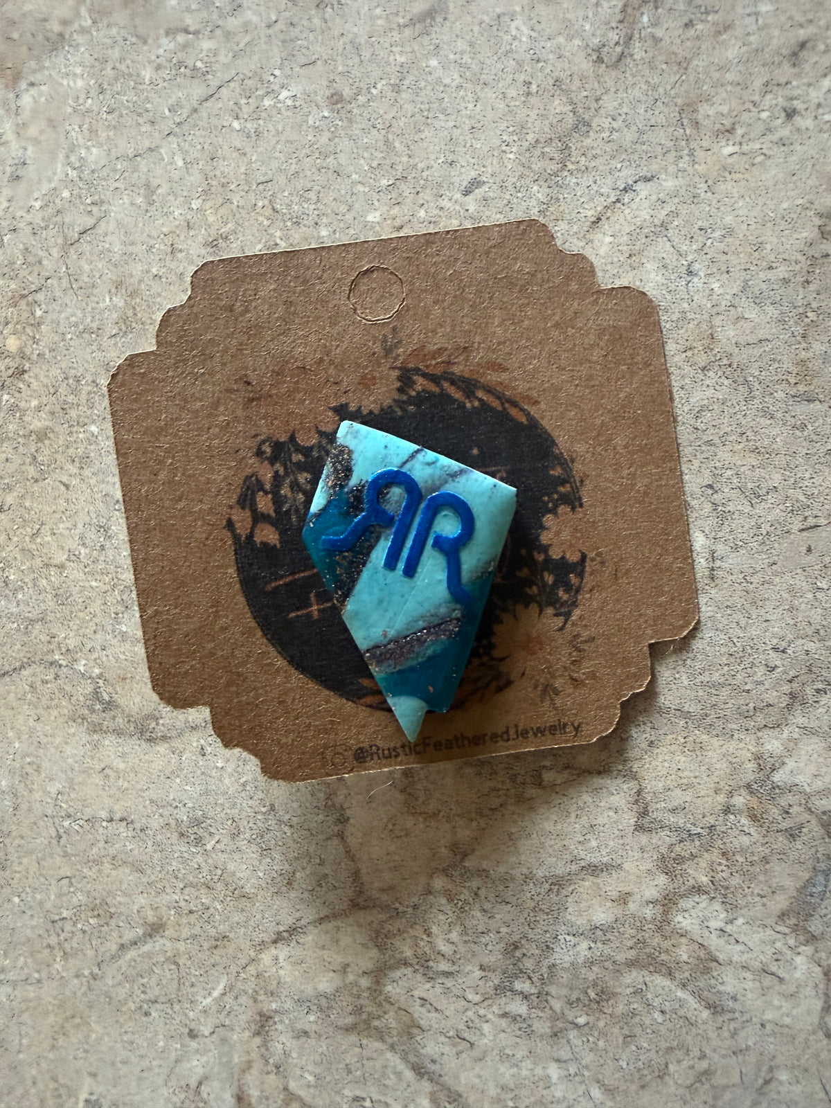 Rustic Feather Lapel Pin