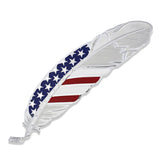 Hat Feather Stars & Stripes USA Flag