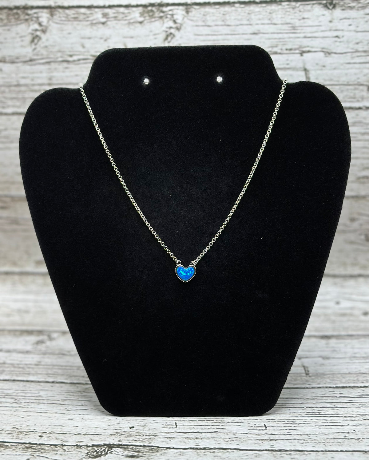 Hidden Lake Glacial Pools Heart Necklace