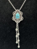 Lady G Dangle Stone Necklace