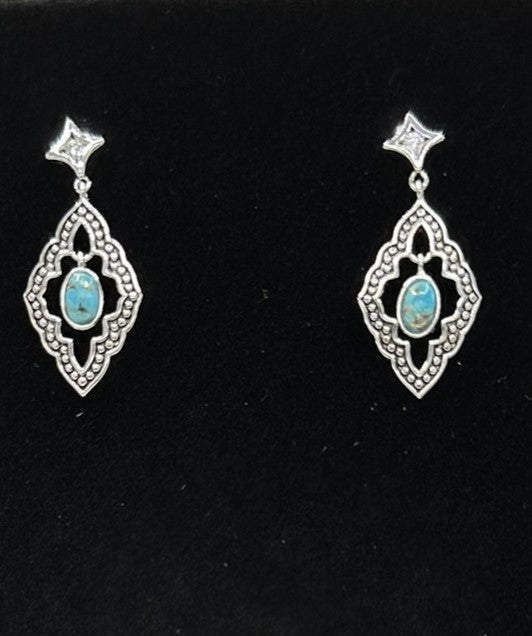 Star Turquoise Earring