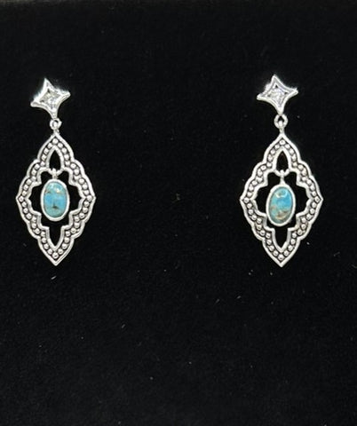 Star Turquoise Earring