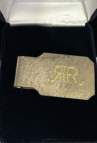 RR Logo Texture Money Clip