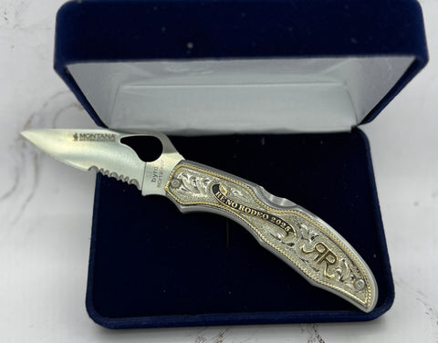 2025 Reno Rodeo Banner & RR Brand Silver Knife