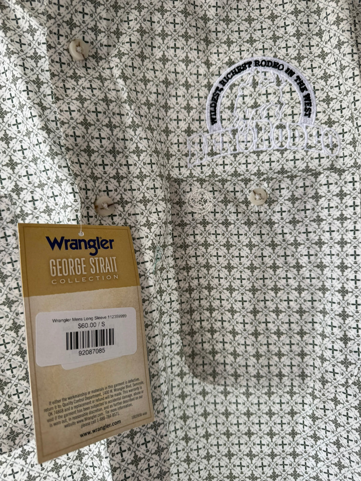 Wrangler Mens Long Sleeve 112359999