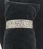 WYO-HORSE SILVER THIN TOOLED CUFF BRACELET JB238S