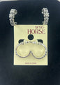 WYO-HORSE JE372 black and silver rhinestone earrings