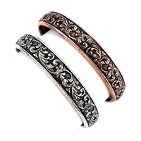 WYO-HORSE THIN COPPER FILEGREE CUFF JB406CP