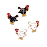 WYO-HORSE PLYMOUTH BLACK CHICKENS JE036BK