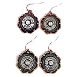WYO-HORSE Shotgun Shell Concho Earrings JE336CP JE336GD
