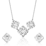 Square Dance Necklace & Earring Set