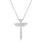 Wings of Faith Cross Necklace