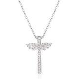 Wings of Faith Cross Necklace