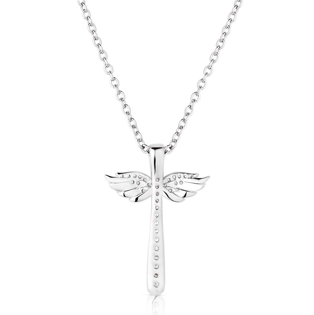 Wings of Faith Cross Necklace