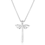 Wings of Faith Cross Necklace