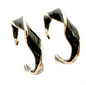 Twist Enamel Hoop Earrings
