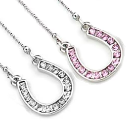 Rhinestone Horseshoe Necklace
