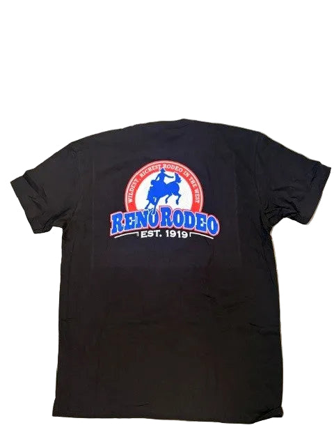 Reno Rodeo Flag T-Shirt BLK26
