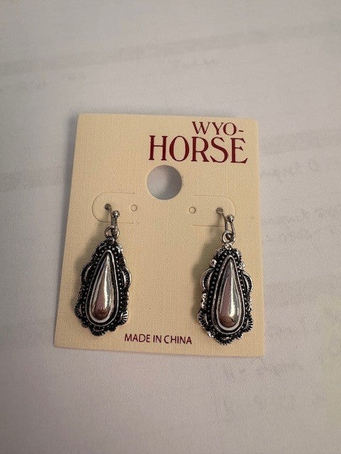 Silver Drop Earrings