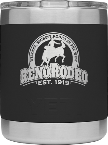 Yeti® 10oz. Insulated Lowball w/ Engraved Reno Rodeo Logo