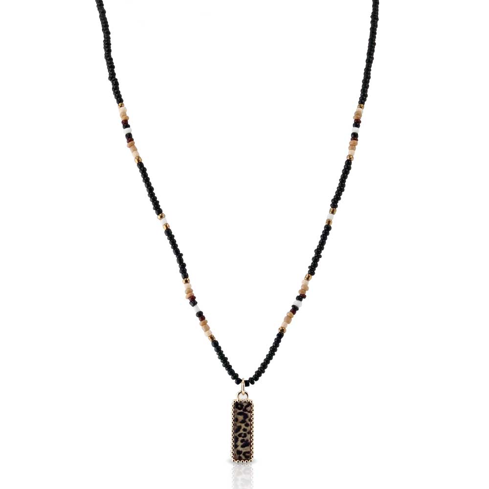 Serengeti Sunset Beaded Attitude Necklace