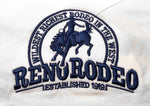 Wrangler Women's White L/S Snap Shirt w/ Reno Rodeo Logo