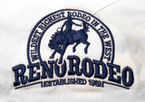 Wrangler Men's White L/S Shirt Reno Rodeo Logo