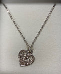 Montana Silversmiths Flower in Heart Necklace