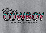 Future Cowboy Toddler & Youth Crew Necked Tee - Heather Grey