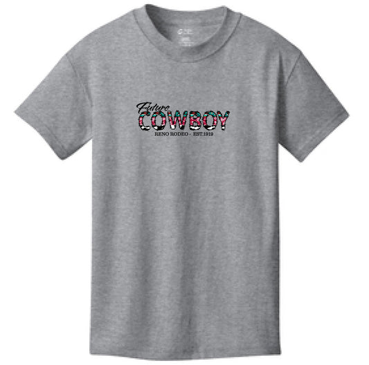 Future Cowboy Toddler & Youth Crew Necked Tee - Heather Grey