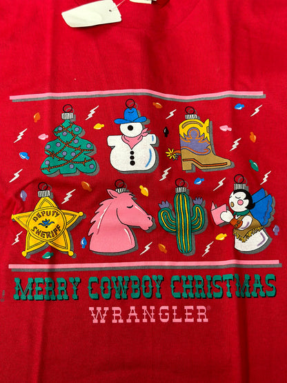 Cowboy Christmas Kids T-Shirt