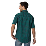 Men's Wrangler® 20X® Competition Short Sleeve - Green Print