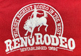 Wrangler Men's Deep-Red L/S Shirt Reno Rodeo Logo