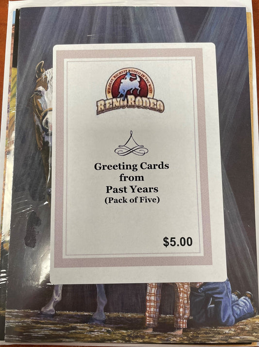 Past Years Note Cards - Pack of Five